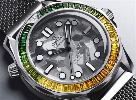 omega rainbow watch|omega 007 60th anniversary watch.